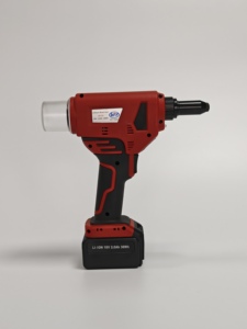 Remachadora de batería de litio, remachadora instantánea para paneles de aluminio, pistola remachadora ligera - Product Image 4