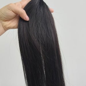 Extensiones de Cabello Remy Reutilizables de Ganchillo con Pluma, Estilo Kinky Liso, Puntas Súper Dobles, Estilos de Trenzado Bohemio ST - Product Image 5