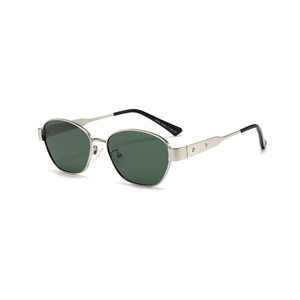 Lunettes de soleil polarisées carrées pour hommes Ks-3950, monture noire en plastique et métal, verres TAC UV400, protection solaire extérieure - Product Image 3