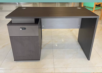 Mobilier de Direction: Bureau d'Ordinateur Moderne en Bois, Petit Bureau de Conférence pour Maison et Bureau