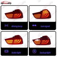 Luz Trasera LED Ahumada de Estilo Moderno para BMW E90 2009-2012, Precio de Fábrica, Ajuste OEM, Piezas de Modificación y Mejora