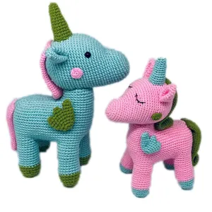 2022 new arrival factory wholesale custom handcrafts milk cotton yarn handmade crochet baby stuffed plush animal toys