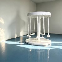 Manège de luxe souple et rotatif pour enfants, équipement de jeu intérieur mécanique pour centres commerciaux, écoles maternelles et locations de fêtes