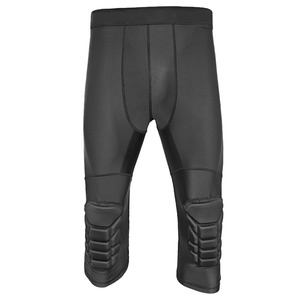 Custom 3/4 <span class=keywords><strong>Baloncesto</strong></span> Jeans Leggings Mens Compress Tights <span class=keywords><strong>Baloncesto</strong></span> 3/4 <span class=keywords><strong>Con</strong></span> Rodillera Protector de rodilla - Product Image 2