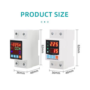 Oferta Especial: Regulador de Voltaje Automático Digital de 40A 220V, Monofásico, 6kVA, con Pantalla Digital, Protector de Sobrevoltaje/Bajo Voltaje, para Riel DIN - Product Image 4