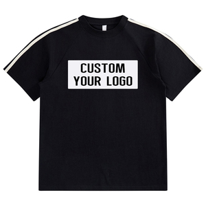 Camiseta de Algodón 100% Tejido con Serigrafía Personalizada, de Alta Calidad, Estilo Urbano, Lisa, para Hombre, de Gran Gramaje, Oversize, Anti-Pilling - Product Image 4