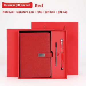 Artículos de Regalo Promocionales de Lujo al por Mayor, Cuaderno A5 de Cuero, Diario Personalizado para Negocios y Oficina, Set de Regalo Corporativo - Product Image 3