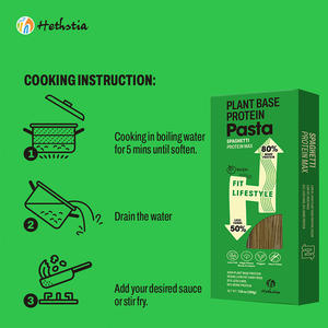 <span class=keywords><strong>Pasta</strong></span> de espagueti de guisante vegana no GMO Kosher <span class=keywords><strong>Pasta</strong></span> de alta proteína con base de plantas - Product Image 4