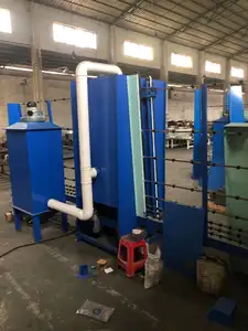 Matte Sand Blasting Frosting Glass Automatic Vertical Glass Sandblasting Machine