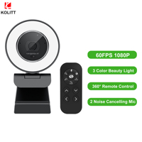 Usb webcam 1080P uzaktan kumanda otomatik odaklama FHD webcam konferans kamerası dijital zoom Webcam