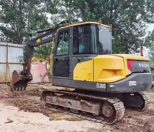 Excavatrice agricole d'occasion Volvo EC80D de qualité supérieure, 8 tonnes, 90 % neuve, certifiée EPA CE, avec moteur, boîte de vitesses et PLC - Product Image 1