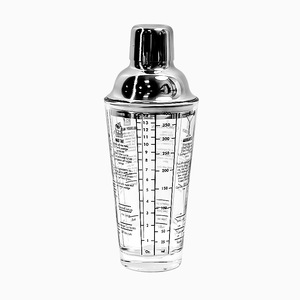 Cocktail Shaker Stainless Steel 400ml With Measurement Markings For <b>Bar</b> Use - Product Image 1