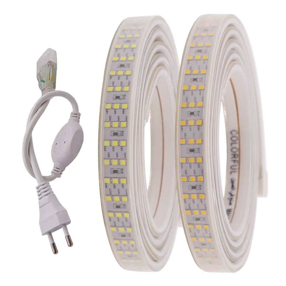 Günstige preis IP67 Wasserdichte led flexible streifen licht 220V SMD5050 aeon seil streifen lichter barriere tor arm led streifen