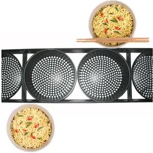 Sterkte Leverancier Ss316 Dahua Fijne Flexibele Beker Noodle Frituur Houder Droogkast Voor Instant Noedels Maken Machine