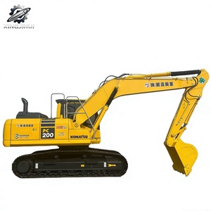 รถขุดตีนตะขาบ Komatsu PC200 มือสอง ขนาด 20 ตัน บุ้งกี๋ 1 ลบ.ม. ของแท้จากญี่ปุ่น รถขุดก่อสร้างขนาดกลาง ชั่วโมงการใช้งานต่ำ สภาพดี - Product Image 1