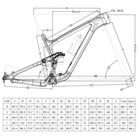 Sunqican — cadre de vélo vtt en fibre de carbone, coloré, haut de gamme, freins à disque, vente en gros