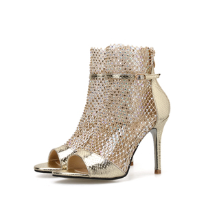 European and American Fish Mouth Shoes <b>Open</b> <b>Toe</b> Sandals Women's New Summer Thin <b>Heel</b> Roman High <b>Heel</b> Sandals 35-42 - Product Image 4