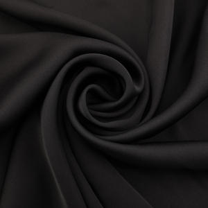 Satén de seda 95GSM para telas teñidas brillantes de Spandex de poliéster tejido para vestido tejido de satén elástico en stock - Product Image 4