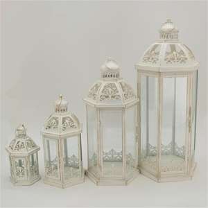 Lanterna a Candela Esagonale Grande in Metallo di Alta Qualità, Popolare e in Super Offerta per Decorazioni Primaverili da Giardino - Product Image 4