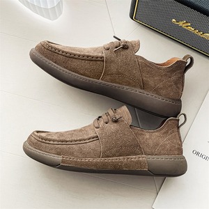 Zapatos LeFou con cordones elásticos de acabado mate, cómodos, versátiles, transpirables, desodorantes y que absorben el sudor, zapatos para hombre - Product Image 4