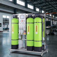 Système de filtration d'eau pure automatique par osmose inverse avec désinfection UV et lumière, capacité réseau 4G LTE pour distributeurs automatiques