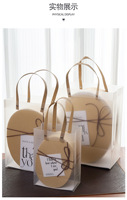 Panier-cadeau en papier artisanal rustique personnalisable, idéal pour les consommateurs soucieux de l'environnement dans le monde entier