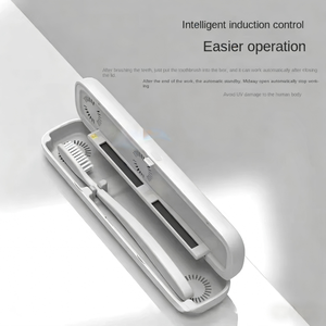 Boîte <span class=keywords><strong>de</strong></span> désinfection <span class=keywords><strong>de</strong></span> brosse à dents en plastique, voyage, <span class=keywords><strong>UV</strong></span>, chauffage intelligent, séchage <span class=keywords><strong>sans</strong></span> <span class=keywords><strong>fil</strong></span>, portable - Product Image 3