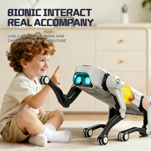 <span class=keywords><strong>Chien</strong></span> <span class=keywords><strong>robot</strong></span> MILI AI à commande vocale et à distance, <span class=keywords><strong>chien</strong></span> <span class=keywords><strong>robot</strong></span> multifonctionnel programmable 2,4 GHz avec lumières pour enfant - Product Image 3