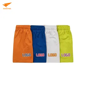 Blank Custom Logo Polyester Gym Mesh Sports Athletic Running Sport Fitness Beach Basketball Jogging Man Loose Shorts