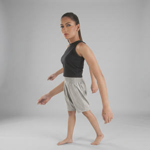 Top à la mode ajusté à col licou en coton biologique pour filles et femmes pour yoga fitness gym ou haut à porter normalement - Product Image 2