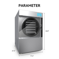 Lyophilisateur domestique 7 kg, four de séchage commercial, machine de lyophilisation automatique, préservation des aliments avec 97 % de rétention des nutriments