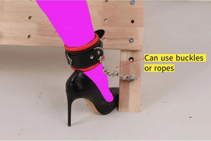 Cadeira de <span class=keywords><strong>Bondage</strong></span> Profissional com Temática Erótica e Sistema de Restrição para Brinquedos Sexuais para Jogos BDSM - Product Image 3