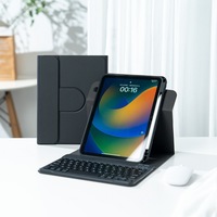 Housse et étui pour tablette compatibles avec iPad Pro 11, clavier Bluetooth à séparation magnétique rotatif, AIR 6/5 10.9, rotation à 720 degrés
