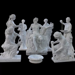 Estatua DE <span class=keywords><strong>DIOS</strong></span> clásica griega de mármol blanco de alta calidad personalizada, escultura de <span class=keywords><strong>Apolo</strong></span> y Daphne - Product Image 5