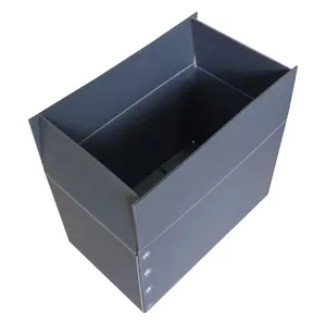 Wholesale Custom Strong And Durable Folding PP Corrugated Plastic Crates Storage Boxes