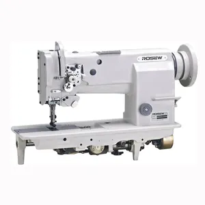 Gc4400 Flat Bed Single Needle Walking Foot Tugas Berat Kulit Industri Lockstitch Senyawa Pakan Mesin Jahit