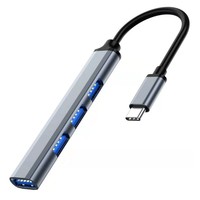 USB tipo C HUB 3,0 3,1 4 puertos Multi USB Splitter adaptador OTG para Xiaomi Macbook PC accesorios de computadora