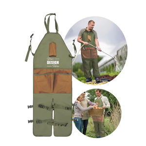 Celemek berkebun kustom dengan kantong panen cepat lepas, tahan air, Ideal untuk hadiah promosi yang dipersonalisasi - Product Image 1