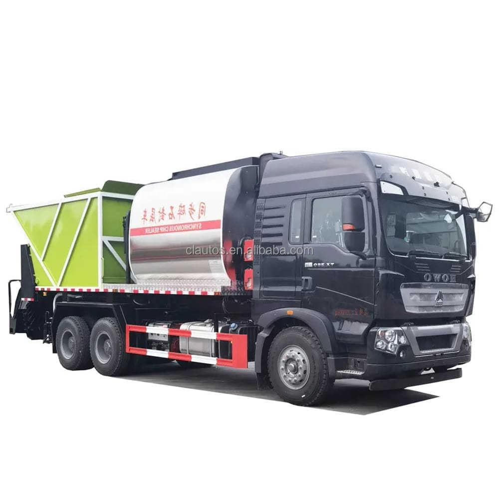 6x4 Sinotruck HOWO, дорожная строительная техника, эмульгированный асфальт и молоток, синхронный чип-герметик