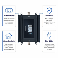Amplificador de Señal Tri-Banda EasyBoost, 700/1800/2100MHz B28 B3 B1, 2G 3G 4G LTE, Control Inteligente por Aplicación Tuya, Repetidor de Señal Doméstica Mejorado
