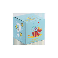 Boîtes mystères personnalisées en gros avec logo de dessin animé, gaufrage, recyclables, durables, emballage cadeau de luxe moderne, boîte en papier, service OEM