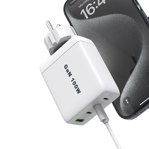 Portable 100W Charger Desktop Phone Charger Adapter Type C PD Travel GaN 100W  Fast Charger for iPhone Samsung Xiaomi