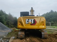Excavatrice hydraulique japonaise 313GC de 13 tonnes, petite, puissante, avec une forte force de creusement, moteur et pompe Shanghai d'occasion, modèle 2023, godet de 0,8 m³