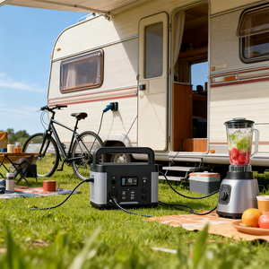 Estación de energía portátil de 500W, 515Wh con 10 salidas, protección BMS, CA de onda sinusoidal pura para el hogar, emergencia, Camping al aire libre - Product Image 6