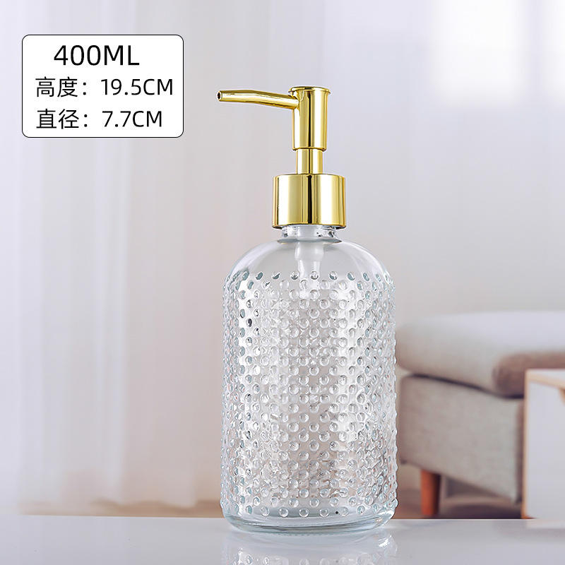 ขวดใส + ปั๊มทอง