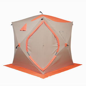 Tentes automatiques hexagonales isolées OEM pour l'extérieur, tente cube 1,8*2, tentes de pêche sur glace pour le camping hivernal - Product Image 1