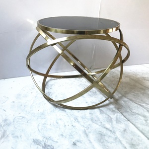 Mesas <span class=keywords><strong>de</strong></span> esquina <span class=keywords><strong>de</strong></span> vidrio y mármol <span class=keywords><strong>de</strong></span> acero inoxidable personalizadas para sala <span class=keywords><strong>de</strong></span> estar, gran oferta - Product Image 2