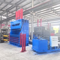 Presse à balles verticale hydraulique pour emballages en plastique, cartons, déchets de cartons et bouteilles - Prix de la machine compacteuse de carton