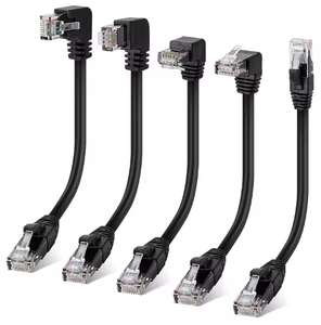 <span class=keywords><strong>สาย</strong></span>เคเบิลอีเธอร์เน็ต Cat5 Cat5e Cat6a Cat6<span class=keywords><strong>รูป</strong></span>ตัว L 90องศา RJ45<span class=keywords><strong>สาย</strong></span>แพทช์เครือข่ายมุมซ้ายหรือขวา - Product Image 2