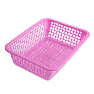 <b>Plastic</b> Vegetable <b>Baskets</b> Square Draining Rack Food Grade Kitchen Storage Fruit <b>Basket</b> For Vegetables And Hot Pot Use - Product Image 5